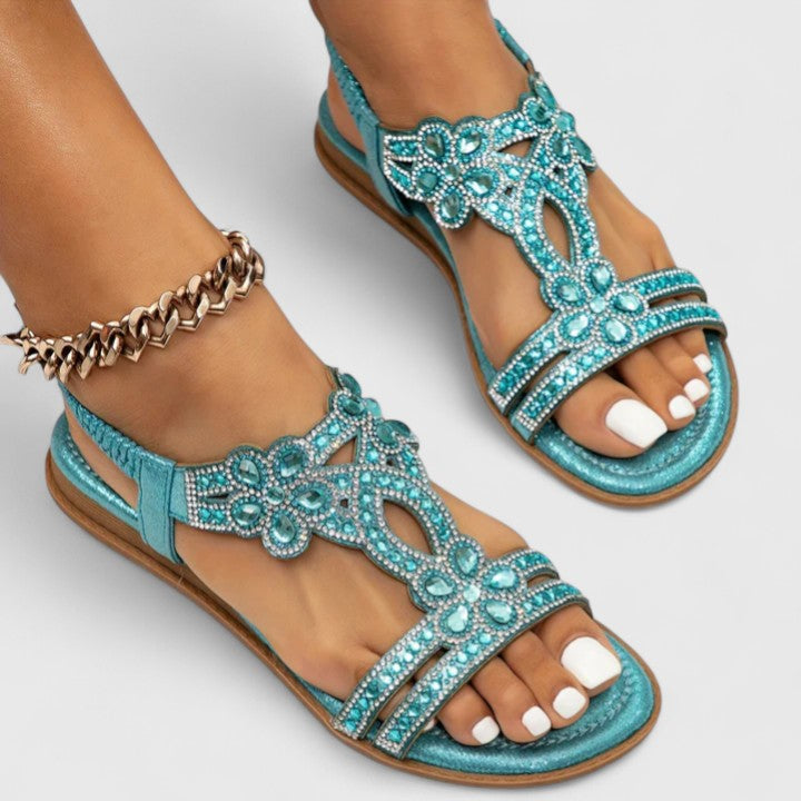 Michelle | Women's Orthopaedic Sandals with Pearls