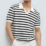 Men's Knitted Polo Shirt | Breathable Comfort, Timeless Style