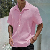 Men's Lightweight Streetwear Button-Up Shirt | Breathable Summer Style