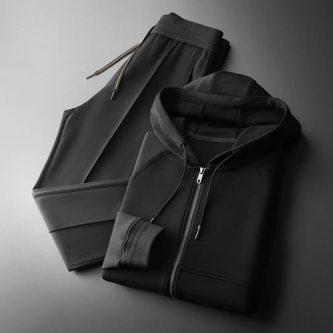 Frederick | Cotton-Blend Hoodie and Joggers Set