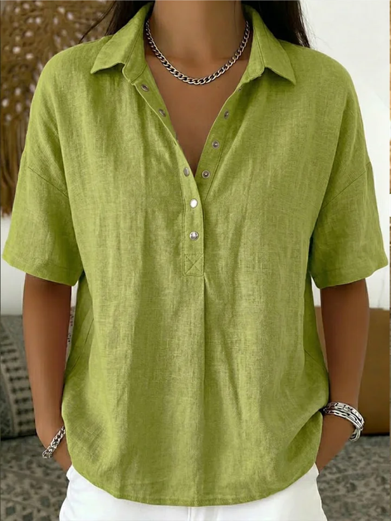 Quinley | Casual Buttoned Collar Shirt