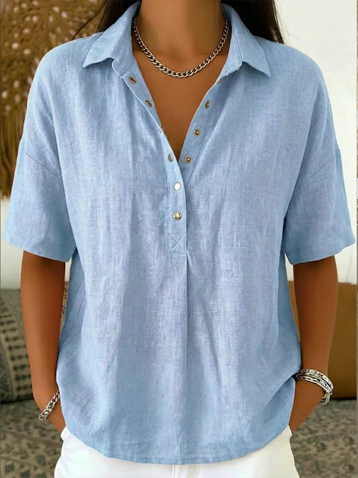 Quinley | Casual Buttoned Collar Shirt