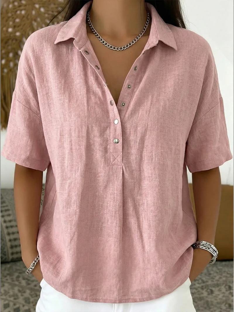 Quinley | Casual Buttoned Collar Shirt