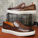 Arezzo Men's Leather Loafer Sneaker | Premium Comfort, Sophisticated Style