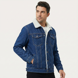 Men's Fleece Lined Denim Jacket | Warm, Classic Style