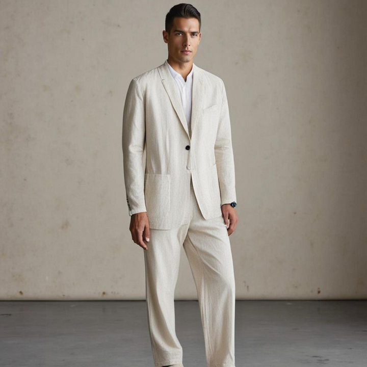 Giles | Linen Blazer and Trousers Set