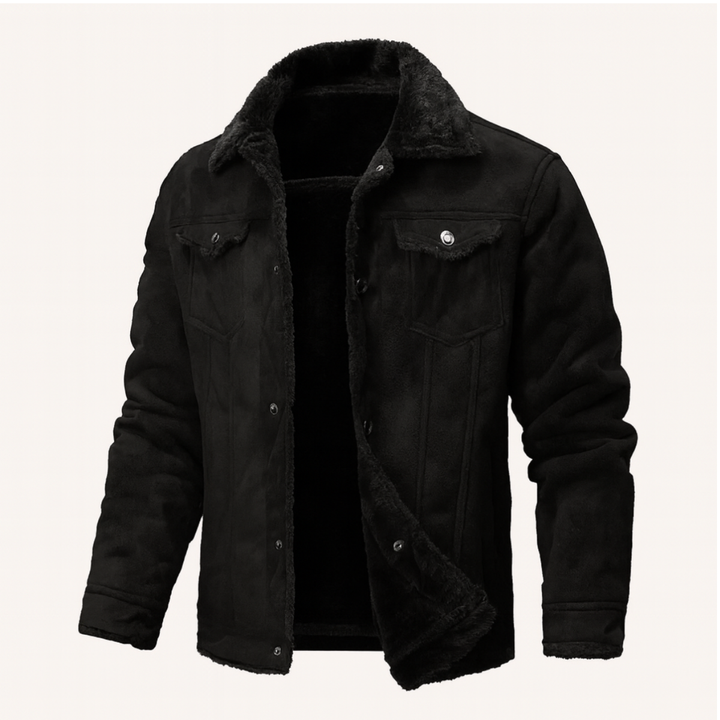 Oscar | Leather Jacket with Shearling Lining