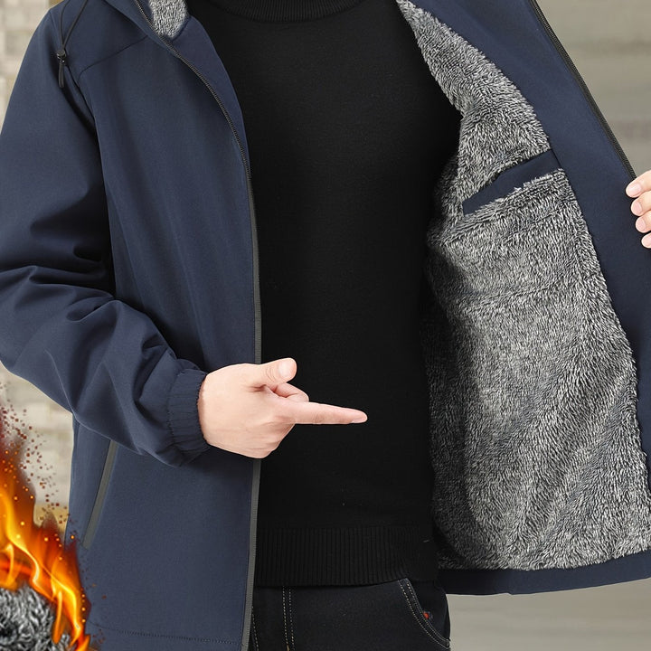 Grant | Hooded Zip-Front Winter Jacket