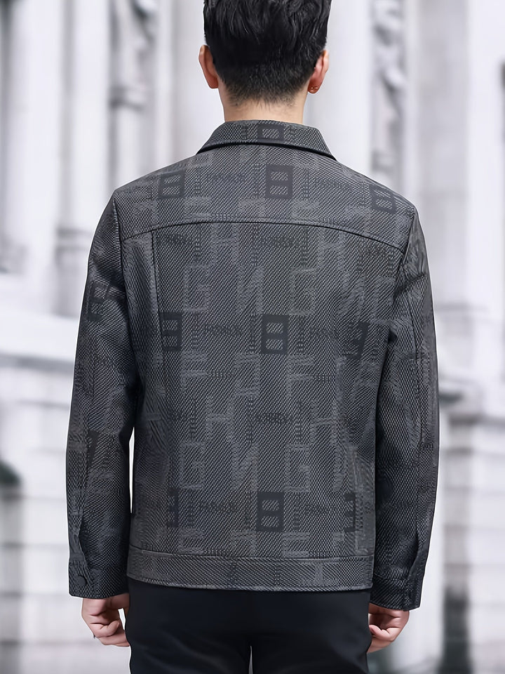Declan | Textured Trucker Jacket