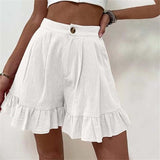 Ruffle Shorts Dames | Luchtig High-Waist Design