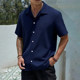 Men's Lightweight Streetwear Button-Up Shirt | Breathable Summer Style