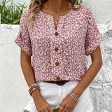 Women's Floral Print Blouse | Timeless Elegance & Versatile Style