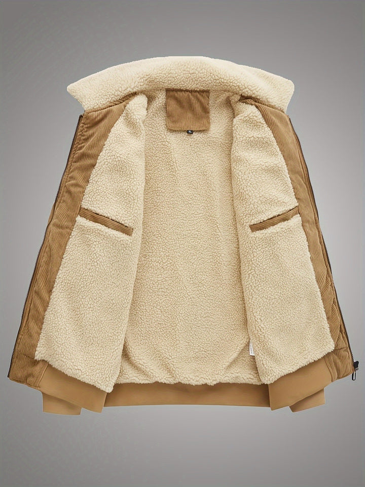 Leo | Ribbed Fleece-Lined Jacket