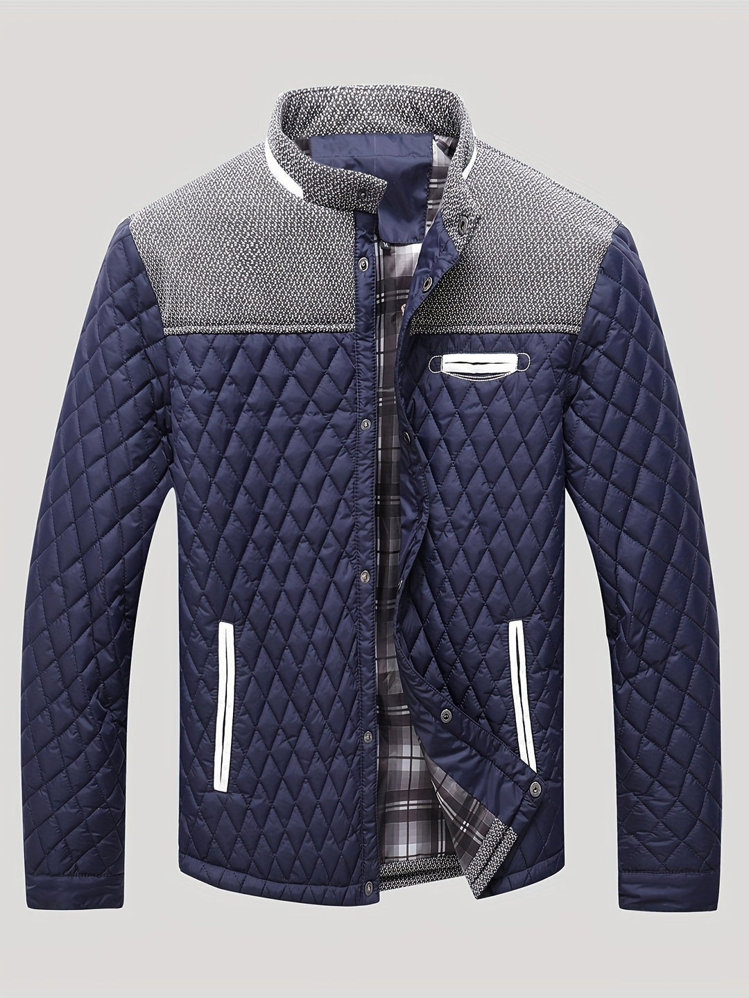 Freddie | Quilted Jacket with Stand Collar