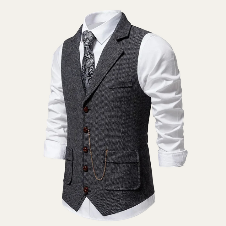 Jake | Tweed Waistcoat