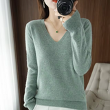 Premium Cashmere V-Neck Sweater | Luxurious Warmth, Timeless Elegance