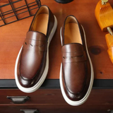 Arezzo Men's Leather Loafer Sneaker | Premium Comfort, Sophisticated Style