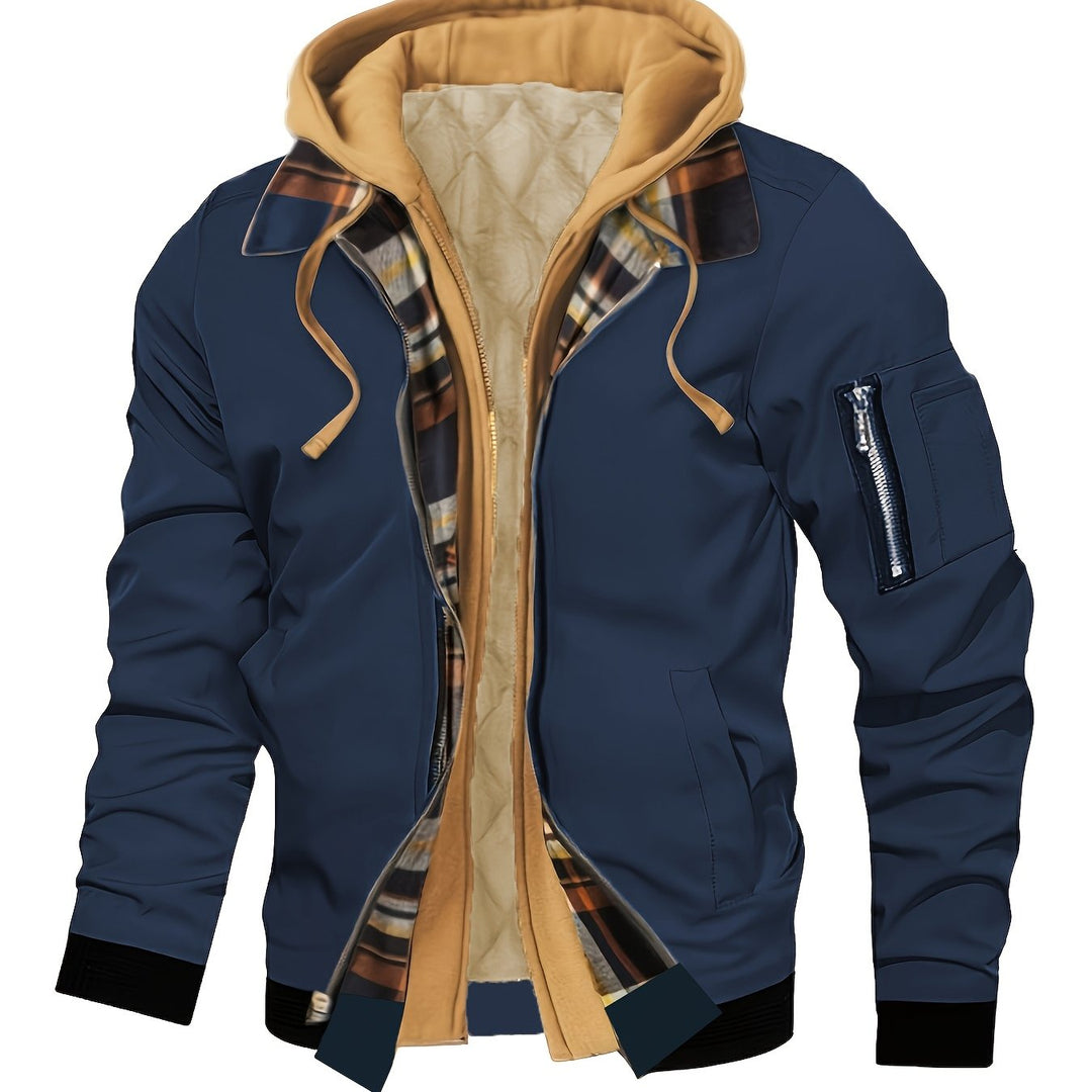 Euan | Hooded Zip-Up Casual Jacket