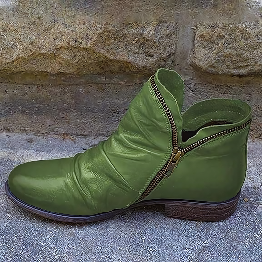 Georgia | Easy-On Ankle Boots with Quick Fastening