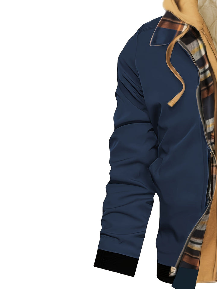 Euan | Hooded Zip-Up Casual Jacket