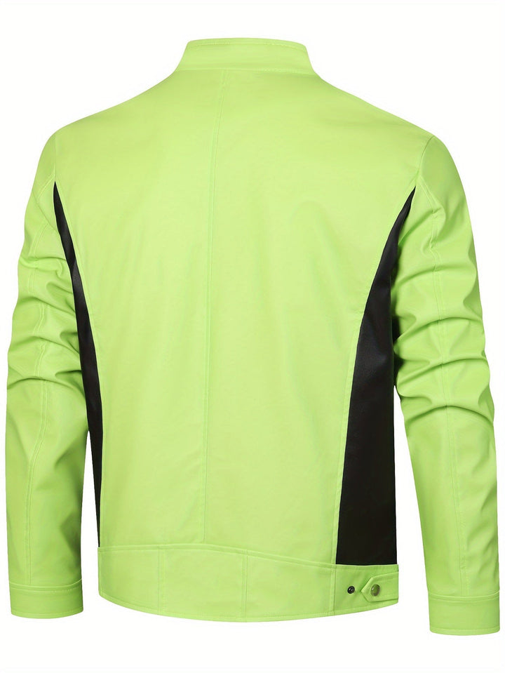 Felix | Moto-Style Stand-Collar Jacket
