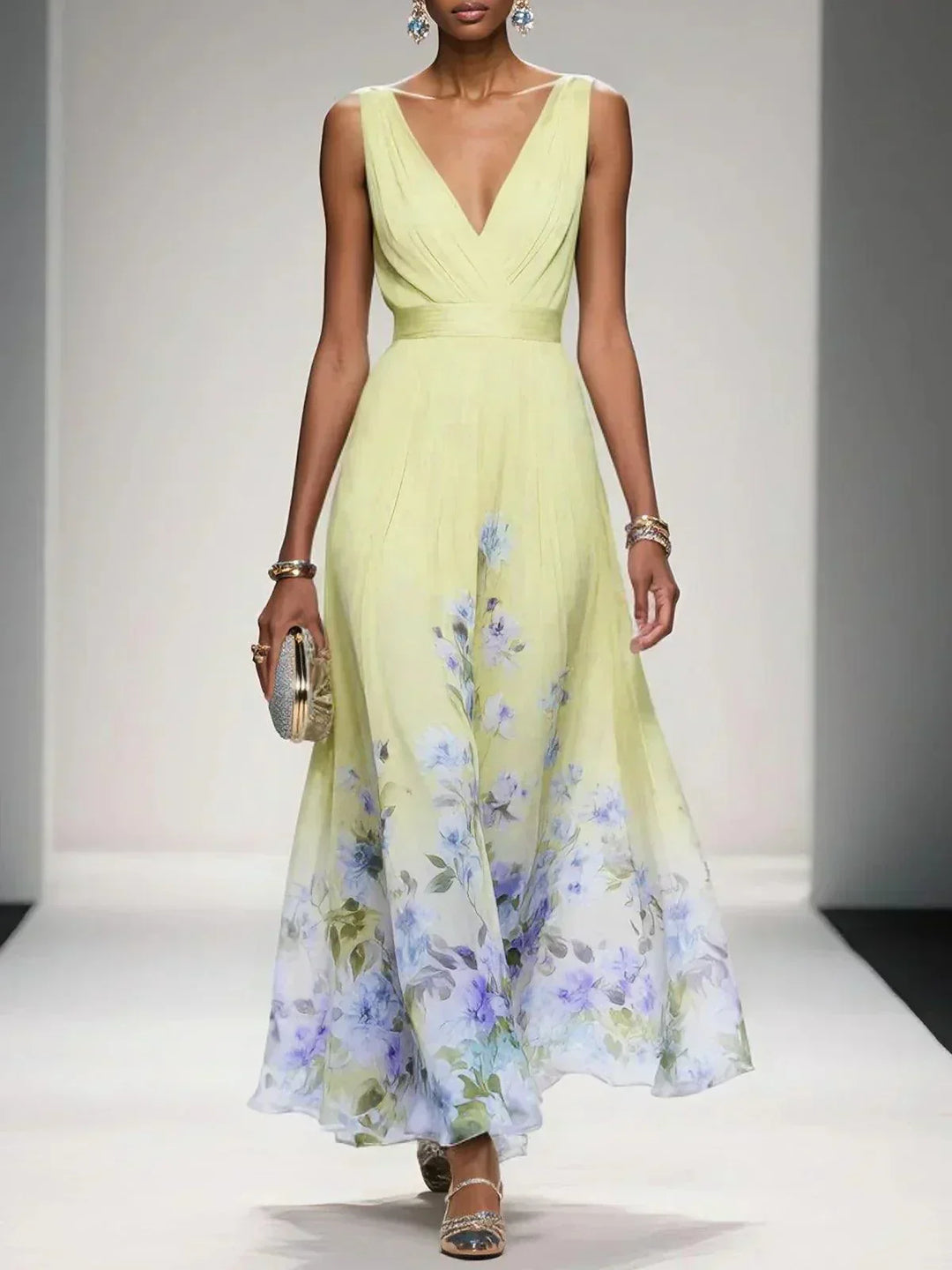 Isabella | Floral Print Occasion Dress