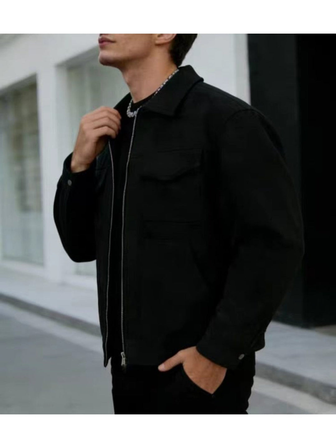 Rory | Relaxed-Fit Collared Utility Jacket