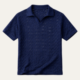 Men's Bohemian Crochet Mesh Shirt | Breathable Summer Style