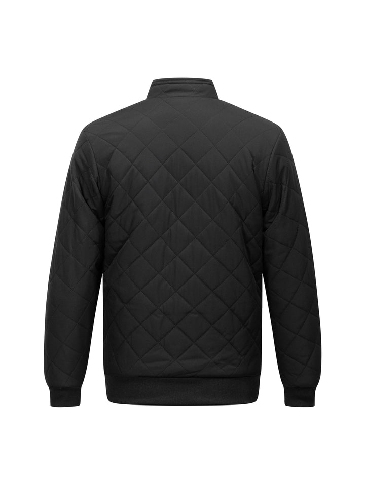 Laurence | Fleece-Lined Quilted Bomber Jacket