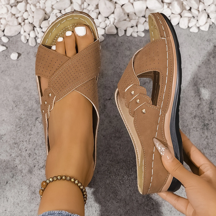 Ezera | Elegant Orthopaedic Wedge Sandals