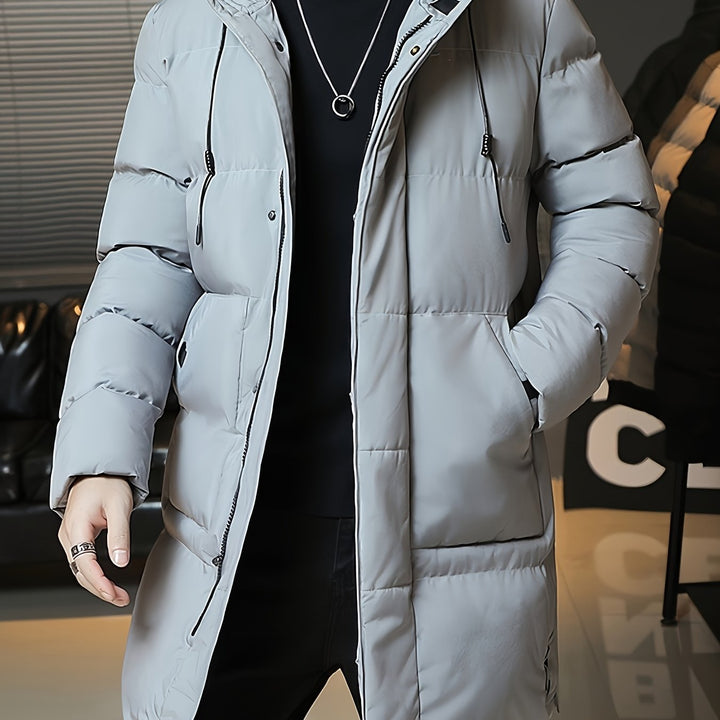 Peter | Hooded Longline Winter Coat