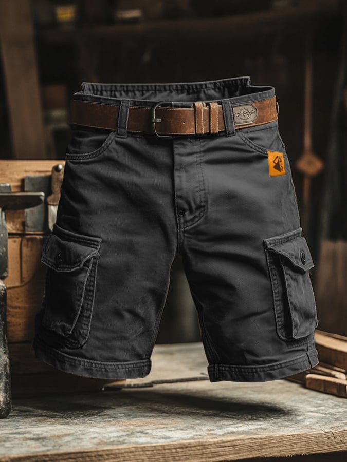 Men's Vintage Cargo Shorts | Practical Retro Style