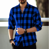 Men's Plaid Button-Up Shirt | Classic Comfort, Effortless Style