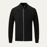 Men's Merino Wool Zip Up Cardigan | Premium Comfort, Timeless Elegance