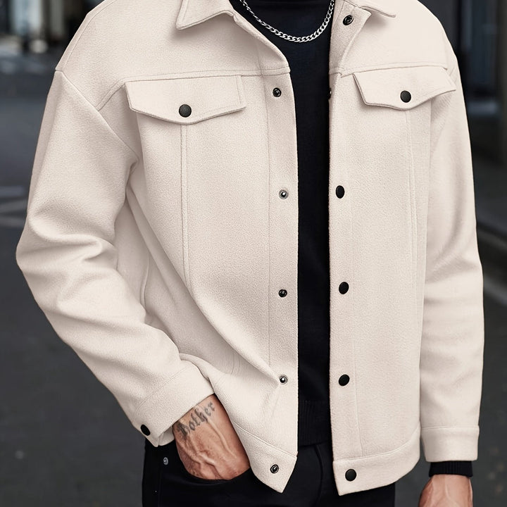Reuben | Snap-Button Overshirt Jacket