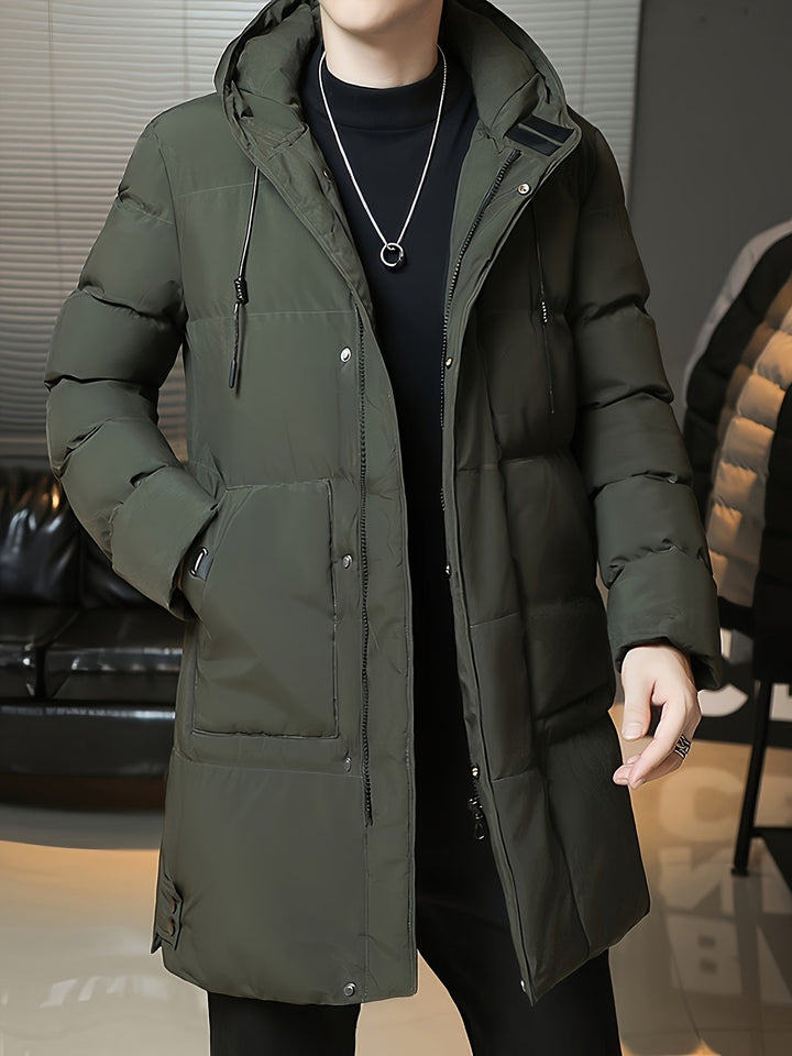 Peter | Hooded Longline Winter Coat