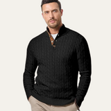 Men's Cable Knit Sweater | Premium Comfort, Timeless Style