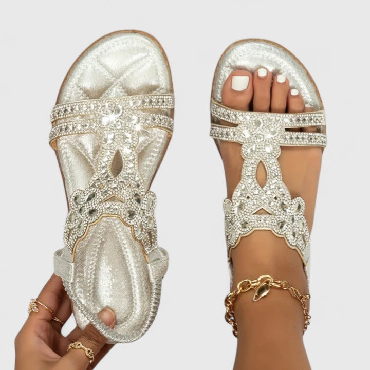 Michelle | Women's Orthopaedic Sandals with Pearls