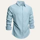 Men's Linen Cotton Business Shirt | Professional Comfort & Breathable Style