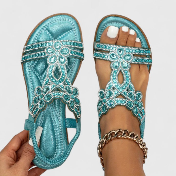 Michelle | Women's Orthopaedic Sandals with Pearls