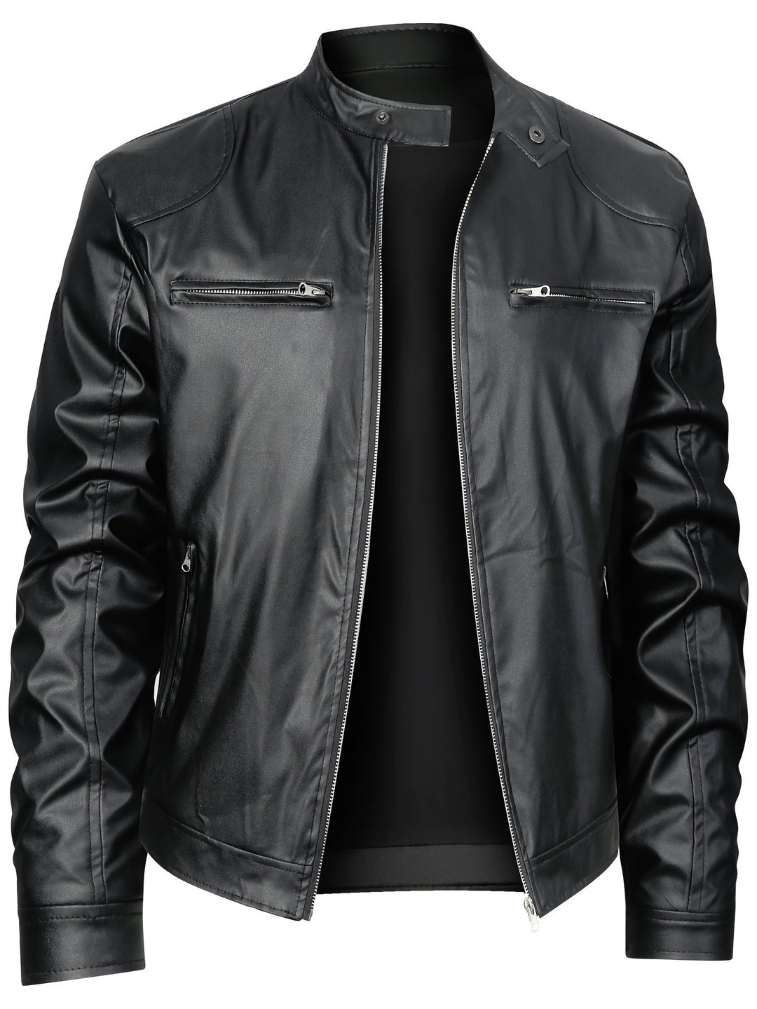 Felix | Moto-Style Stand-Collar Jacket