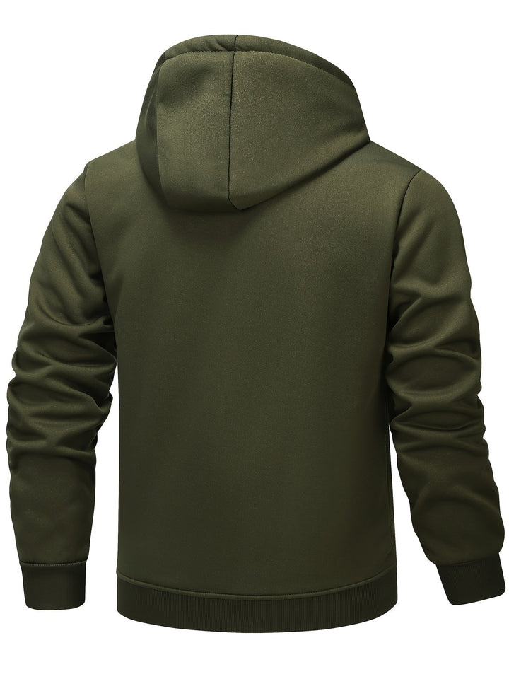 Ross | Hooded Fleece-Lined Zip-Up Jacket
