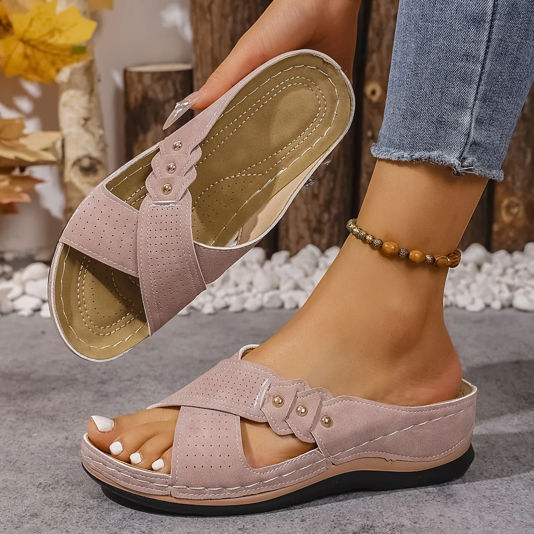 Ezera | Elegant Orthopaedic Wedge Sandals