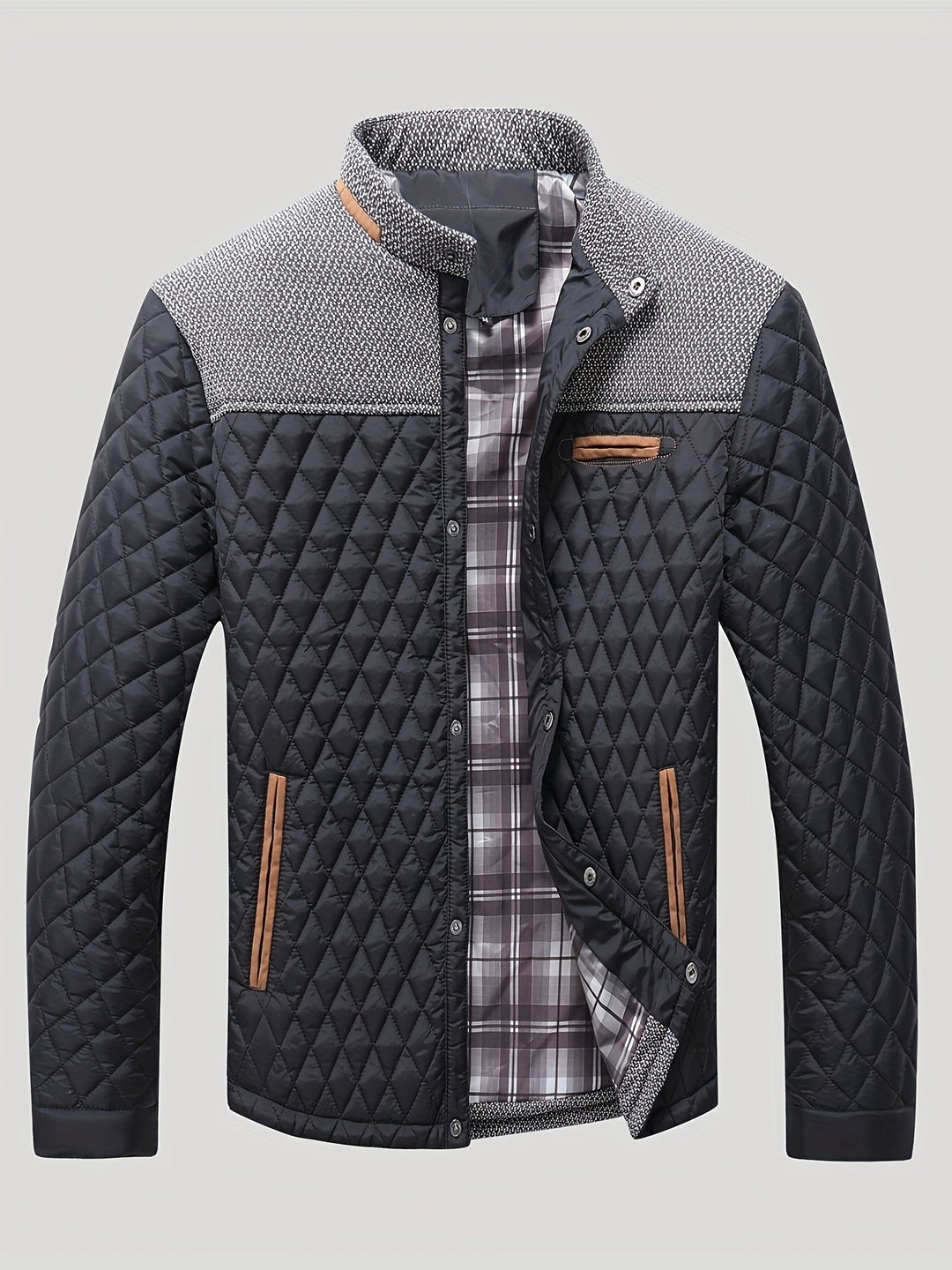 Freddie | Quilted Jacket with Stand Collar