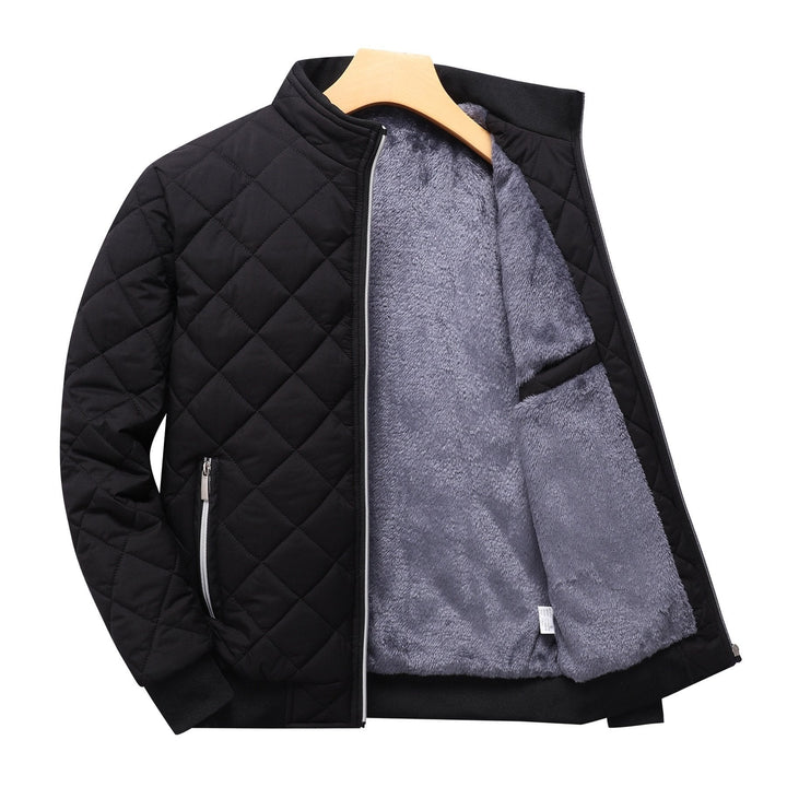 Laurence | Fleece-Lined Quilted Bomber Jacket