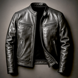Men's Vintage Textured Jacket | Structured Slim Fit Style