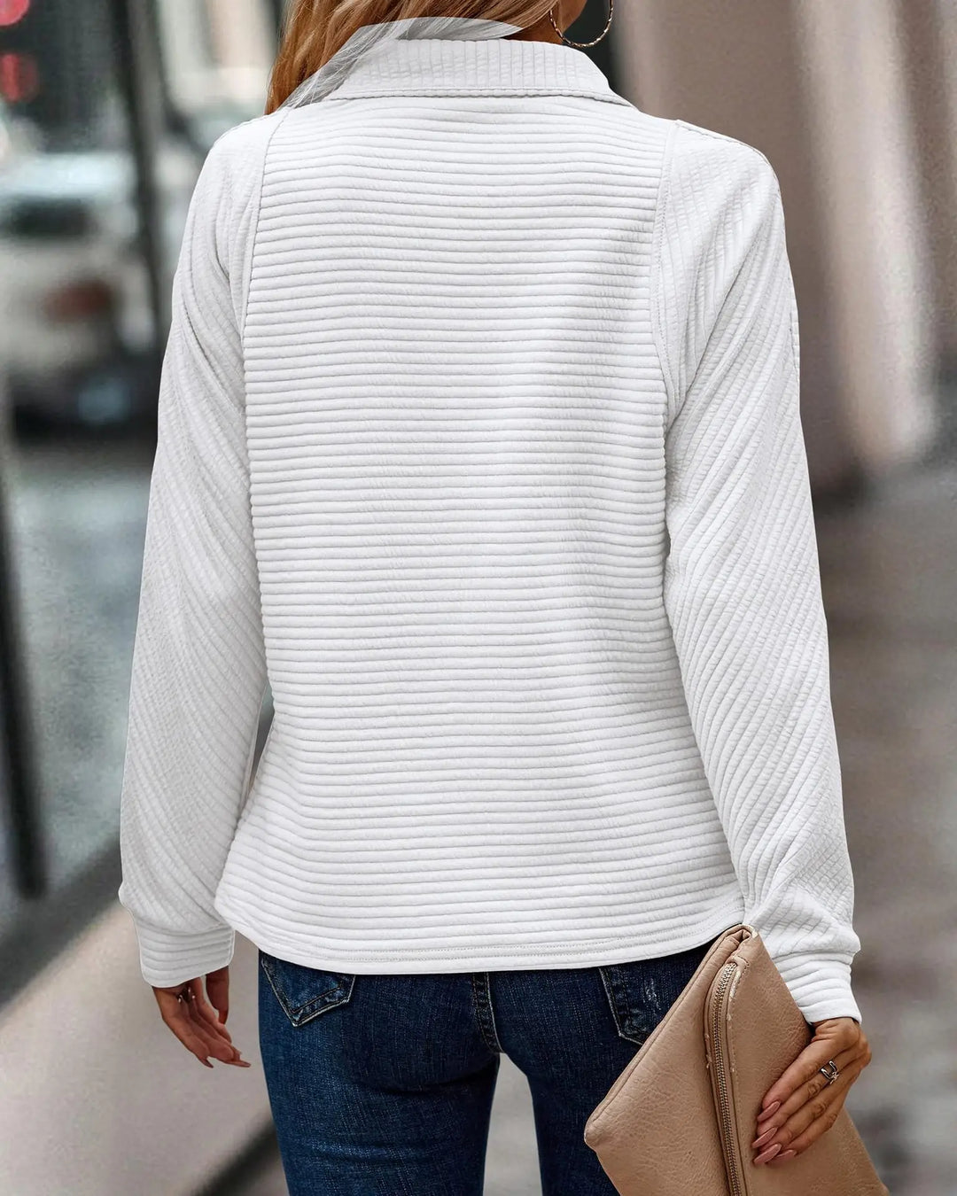 Sian | Knitted V-Neck Jumper