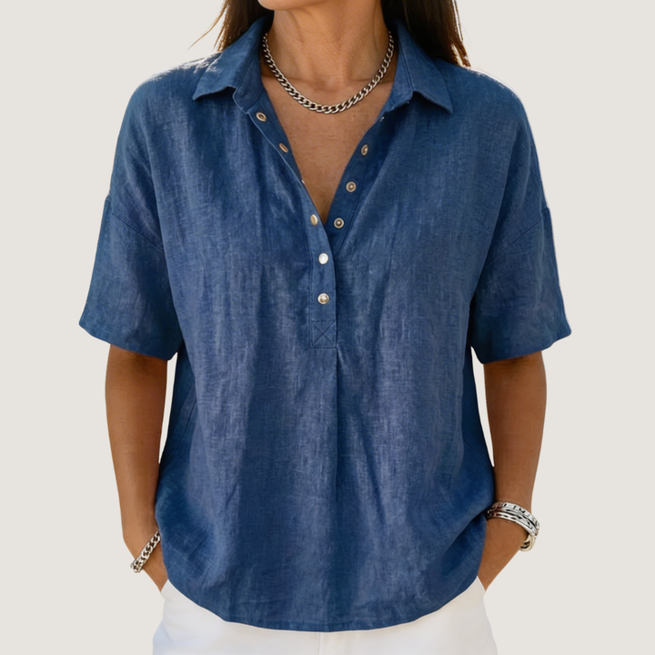 Quinley | Casual Buttoned Collar Shirt