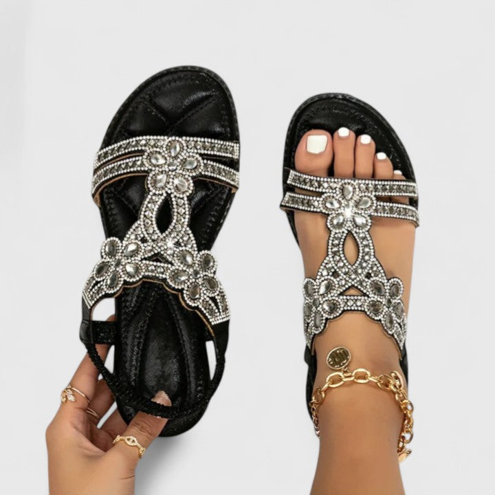 Michelle | Women's Orthopaedic Sandals with Pearls