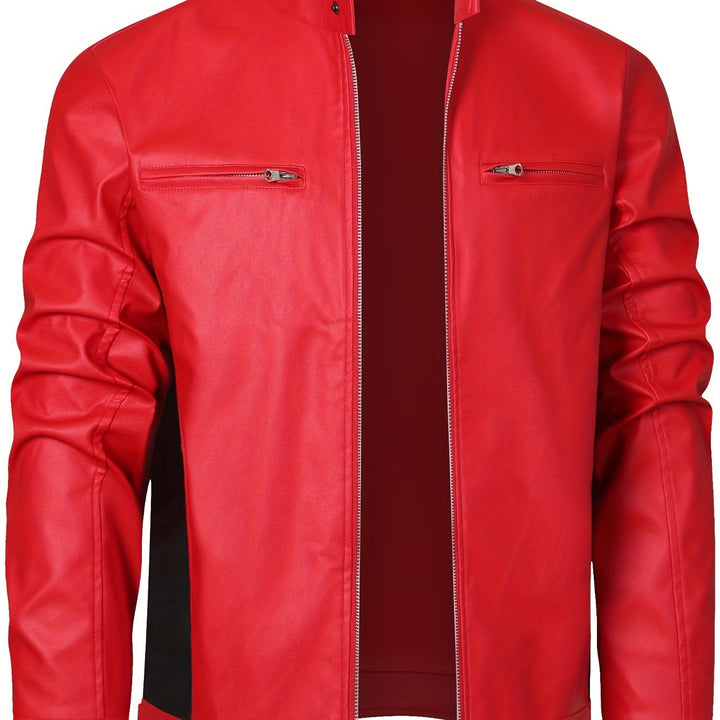 Felix | Moto-Style Stand-Collar Jacket